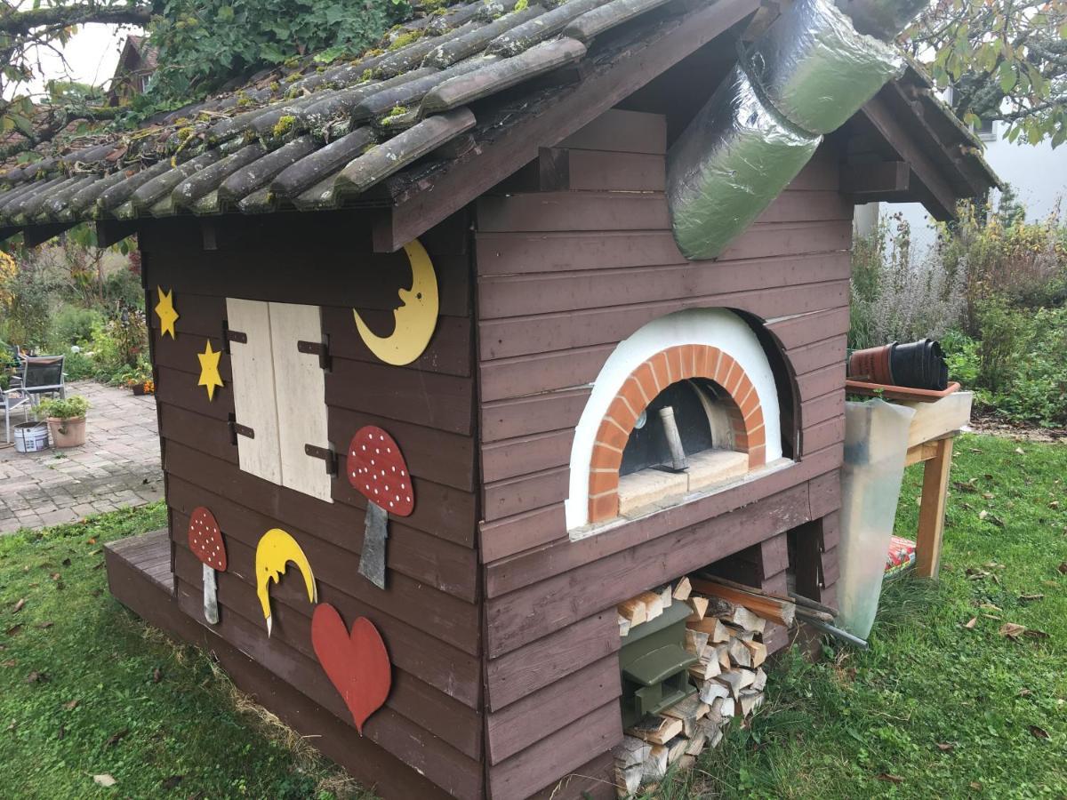 Ferienhaus Mit Naturgarten Dachsen Exteriör bild